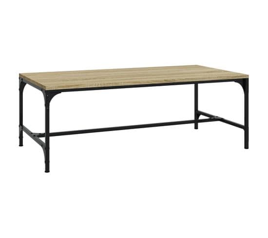 Table Basse, Table De Salon Chêne Sonoma 80x50x35 Cm Bois D'ingénierie