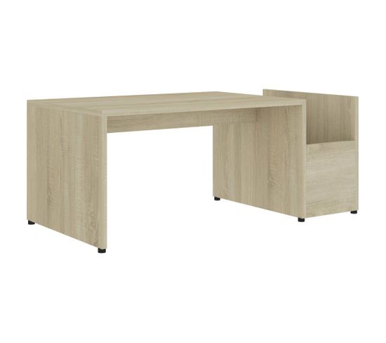 Table Basse, Table De Salon Chêne Sonoma 90x45x35 Cm Bois D’ingénierie