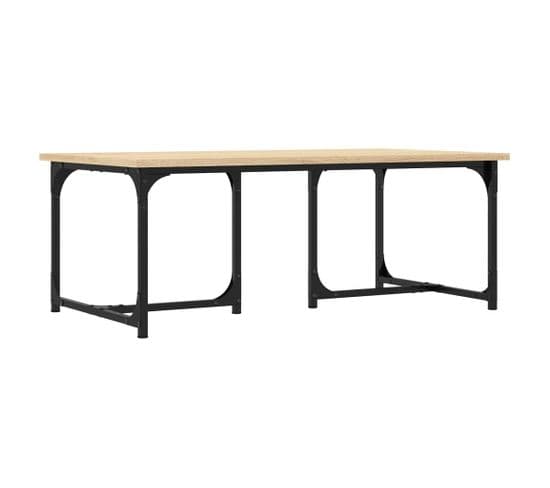 Table Basse, Table De Salon Chêne Sonoma 90x50x35 Cm Bois D'ingénierie