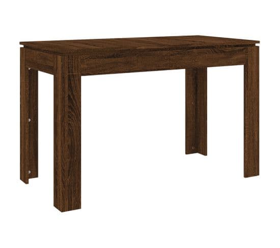 Table à Manger - Table De Salle à Manger Chêne Marron 120x60x76 Cm Bois D'ingénierie