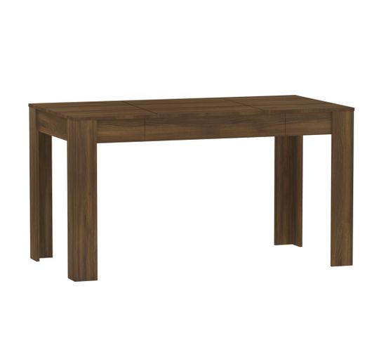 Table à Manger - Table De Salle à Manger Chêne Marron 140x74,5x76 Cm Bois D'ingénierie