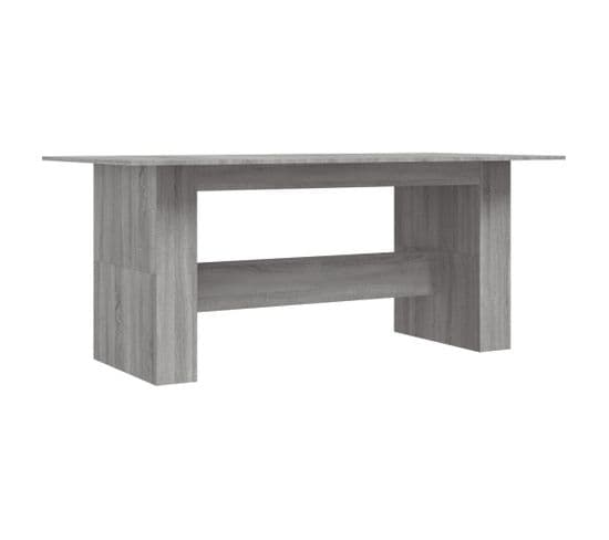 Table à Manger - Table De Salle à Manger Sonoma Gris 180x90x76 Cm Bois D'ingénierie