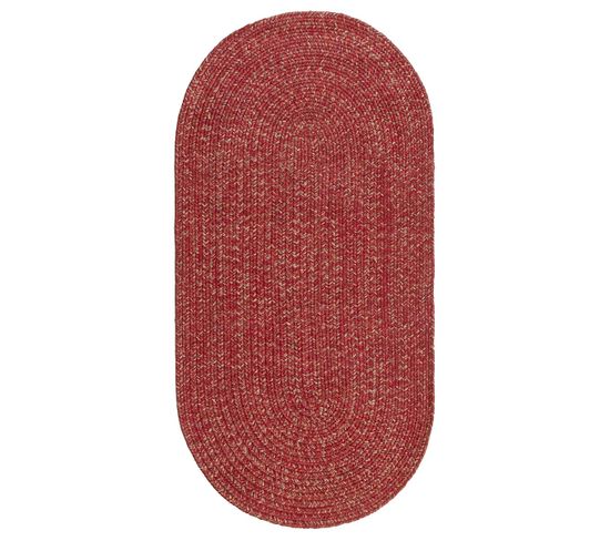 Tapis De Salon Juty En Polypropylène - Rouge Brique - 60x120 Cm