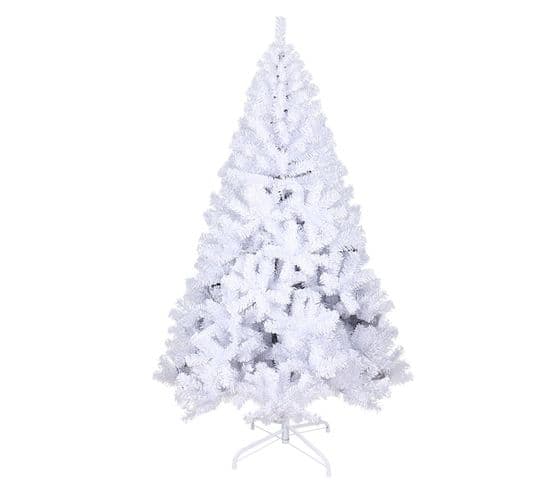 Arbre De Noël Arbre De Noël Support Sélection Flocage Blanc 150cm