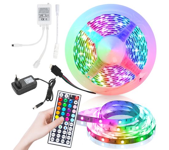 4m Ruban LEDbande LED Rgb 5050smd 30led LED Non Étanche Télécommande 44 Boutons