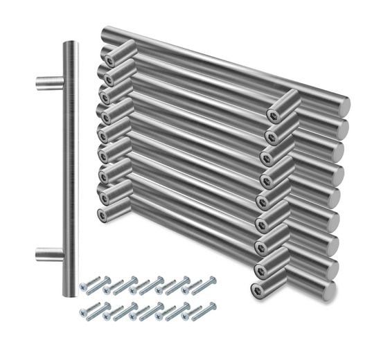 Poignées De Meubles  Acier Inoxydable 156*96*12mm 100 Pièces