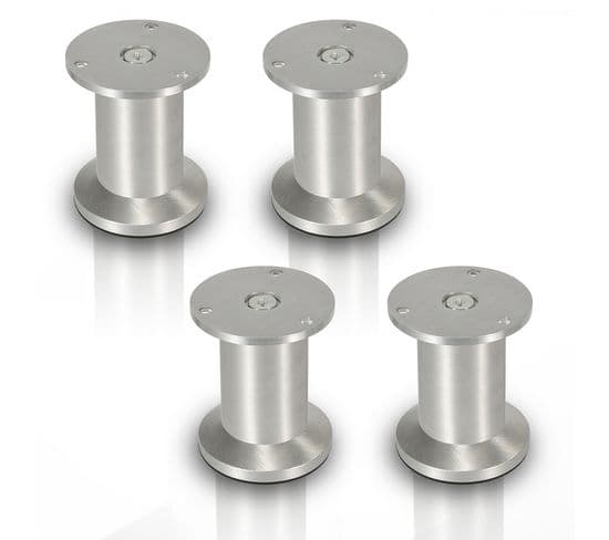 4x Pieds De Meuble Canapé Pied De Support Pied D' Réglable  Pied De Canapé-aluminium180mm