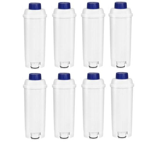 8x Filtre à Eau Pour Delonghi Compatible Pour Dlsc002 Ec800 Ecam Etam Avec Charbon Actif