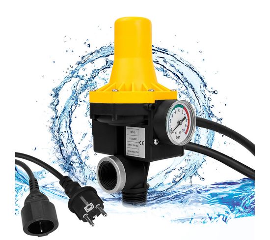 Pressostat Fontaine Pompe Fontaine Submersible Pompe Contrôle Pompe Avec Cable Jaune