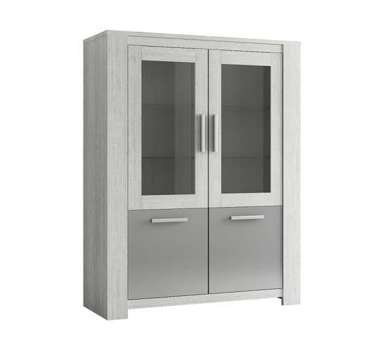 Vitrine Laura Gris 124 Cm