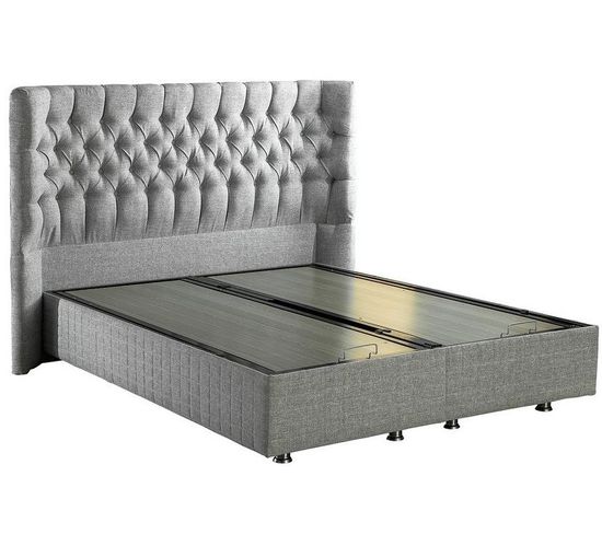 Lit Coffre Platinum - Dimensions: 160x200 Cm - Sans Matelas