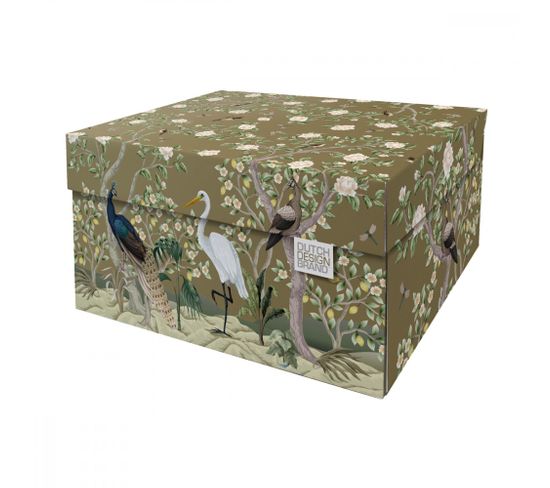 Boite De Rangement Golden Paradise 39,5x32x21cm Multicolore