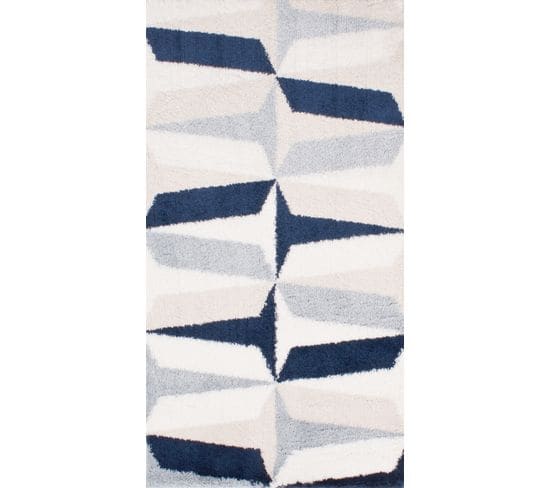 Tapis Doux Bleu Karena 80x150cm