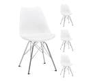 Lot de 4 chaises Eris Blanches pour le prix de 3