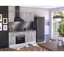 Ensemble Cuisine Malice - Beton - 5 meubles