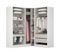Armoire dressing angle blanc EXTENSO L.2x1,91 compo 13