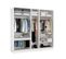 Armoire dressing blanc EXTENSO L.250 compo 7