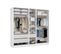 Armoire dressing blanc EXTENSO L.250 compo 8