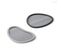 Lot De 2 Plateaux Hub Gris