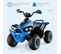 Quad Electrique 12v Enfants Avec Panneau De Commande, Voiture Électrique Enfants, Charge 35kg(bleu)