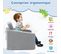 2 En 1 Canapé-lit Enfant En Polaire Teddy Avec Conception Ergonomique et Dossier Large