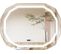 Miroir Salle De Bain LED à 3 Couleurs Et Luminosité Réglable, Miroir Mural Ovale Anti-buée,91,5x71cm