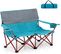 Chaise De Camping Surdimensionnée, Chaise Portable À 2 Places, Charge 300 Kg (bleu,149 X 70 X 80 Cm)