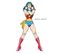 Sticker Géant Repositionnable Wonder Woman Dc Comics 45,7cm X 101,6cm