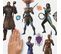 Stickers Repositionnables - Personnages Black Panther : Wakanda Forever - 23 Cm X 44 Cm