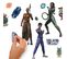 Stickers Repositionnables - Personnages Black Panther : Wakanda Forever - 23 Cm X 44 Cm