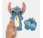 Stickers Repositionnables - Lilo Et Stitch - Stitch Surf - 13 Cm X 26 Cm