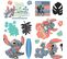 Stickers Repositionnables - Lilo Et Stitch - Stitch Surf - 13 Cm X 26 Cm