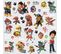 37 Stickers Personnages Pat' Patrouille