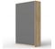 Armoire Lit Escamotable 120x200 cm Vertical Mural Supérieur Chêne Sonoma/anthracite