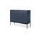 Commode Rangement Mono 84x104x39cm Bleu Design Moderne