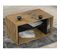 Table Basse Noir 84x55cm  Auris Design Moderne De Haute Qualité