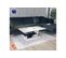 Table Basse Belvedere 110 Cm Avec Plateau Blanc Laque