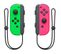 Paire De Manettes Nintendo Switch Joy Con Vert Néon Et Rose Néon