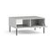 Table Basse 1 Porte 1 Niche Blanc Mat Iris - Blanc