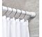 Barre Pour Rideau De Douche Blanc Extensible 65.2 X 2.9 Cm