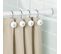 Barre Pour Rideau De Douche Blanc Extensible 65.2 X 2.9 Cm