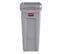 Poubelle Slim Jim 60 L Gris