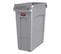 Poubelle Slim Jim 60 L Gris