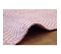 Tapis Design Glaze En Coton - Rose - 160x230 Cm