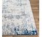 Tapis Abstrait Moderne Gris/blanc/bleu 160x220