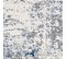 Tapis Abstrait Moderne Gris/blanc/bleu 160x220