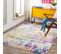 Tapis Abstrait Moderne Bleu/jaune/rose 160x220