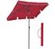 Parasol Rectangulaire 2 X 1,25 M, Protection Upf 50+, Ombrelle, Sac De Transport