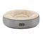 Panier Pour Chien Rond, Lit Chat Donuts, Ø 50 Cm, Gris Clair