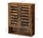 Meuble De Rangement Suspendu, 60 X 20 X 70 Cm, Marron Rustique